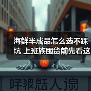 海鲜半成品怎么选不踩坑 上班族囤货前先看这几个判断标准